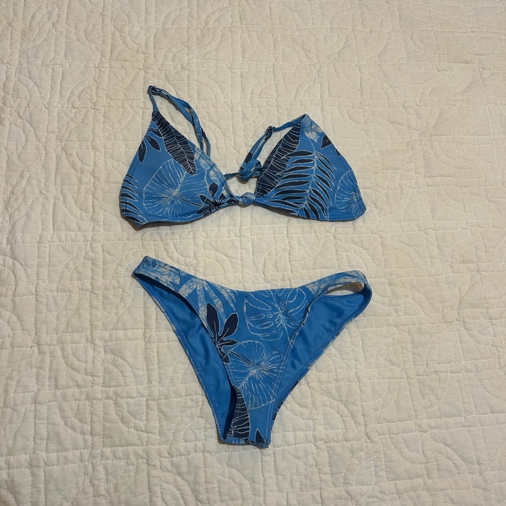 Billabong Blue Floral Bikini